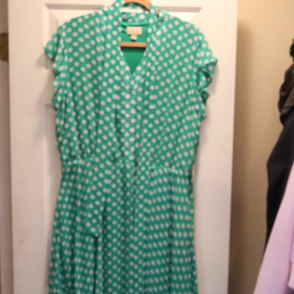 Green Polka Dot Dress